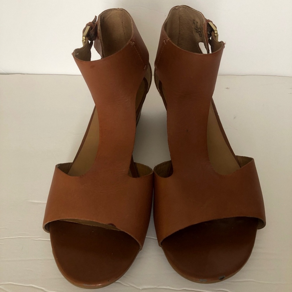 Brown Leather Women's Sandals